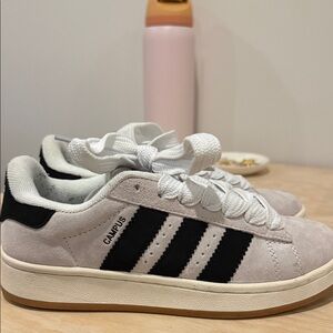 Adidas Campus Shoes in Cream and Black